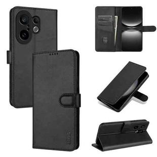 For vivo S30 Pro mini AZNS Skin Feel Calf Texture Flip Leather Phone Case(Black)