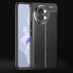 For vivo S18e Litchi Texture Shockproof TPU Phone Case(Black)