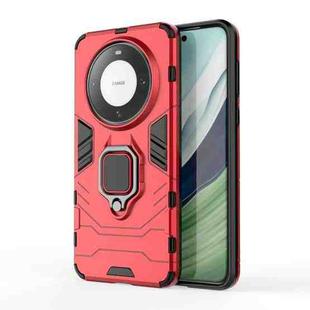 For Huawei Mate 60 Pro Shockproof PC + TPU Holder Phone Case(Red)