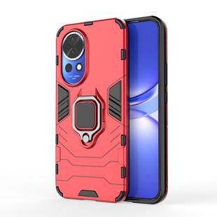 For Huawei nova 12 5G Shockproof PC + TPU Holder Phone Case(Red)
