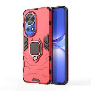 For Huawei nova 12 Pro 5G Shockproof PC + TPU Holder Phone Case(Red)