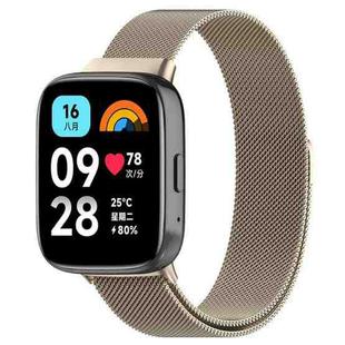 For Redmi Watch 3 Lite / Watch 3 Active Milan Metal Watch Band(Starlight Color)