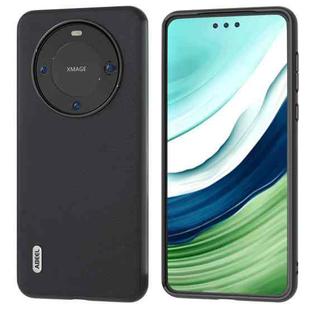 For Huawei Mate 60 ABEEL Haze Texture PU Phone Case(Black)