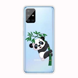 For Samsung Galaxy A51 5G Shockproof Painted TPU Protective Case(Panda)