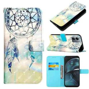 For Motorola Moto G14 3D Painting Horizontal Flip Leather Phone Case(Dream Wind Chimes)