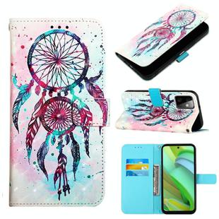 For Motorola Moto G Power 2023 3D Painting Horizontal Flip Leather Phone Case(Color Drop Wind Chimes)