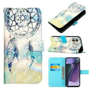 For Motorola Moto G Stylus 5G 2023 3D Painting Horizontal Flip Leather Phone Case(Dream Wind Chimes)