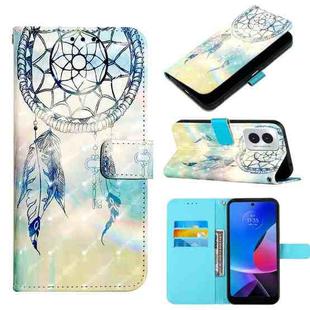 For Motorola Moto G Play 4G 2024 3D Painting Horizontal Flip Leather Phone Case(Dream Wind Chimes)