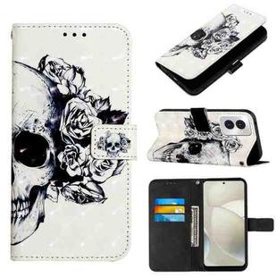 For Motorola Moto G Power 5G 2024 3D Painting Horizontal Flip Leather Phone Case(Skull)