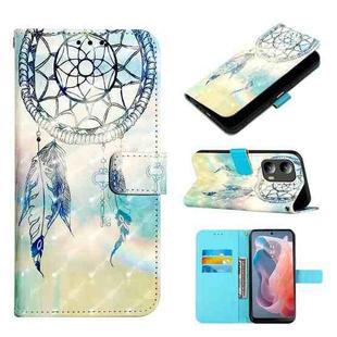 For Motorola Moto G Play 5G 2024 3D Painting Horizontal Flip Leather Phone Case(Dream Wind Chimes)