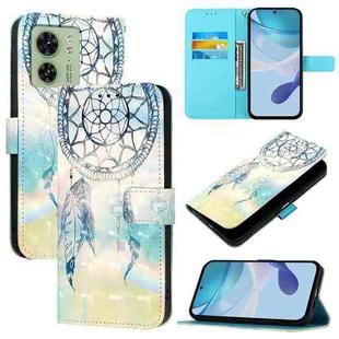 For Motorola Edge 40 5G Global / Edge 2023 US 3D Painting Horizontal Flip Leather Phone Case(Dream Wind Chimes)