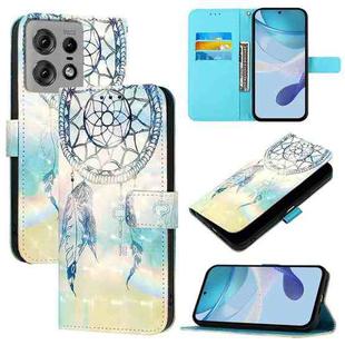 For Motorola Edge 50 Pro 3D Painting Horizontal Flip Leather Phone Case(Dream Wind Chimes)