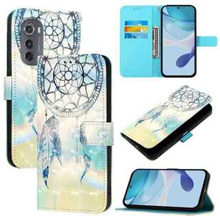For Motorola Edge 2022 / Edge 5G UW 2022 3D Painting Horizontal Flip Leather Phone Case(Dream Wind Chimes)