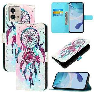 For Motorola Moto G Stylus 4G 2023 3D Painting Horizontal Flip Leather Phone Case(Color Drop Wind Chimes)