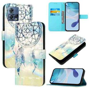 For Motorola Moto S30 Pro / Edge 30 Fusion 3D Painting Horizontal Flip Leather Phone Case(Dream Wind Chimes)
