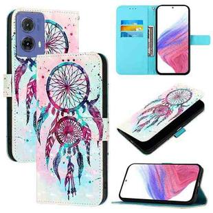 For Motorola Moto G85 3D Painting Horizontal Flip Leather Phone Case(Color Drop Wind Chimes)