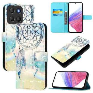 For Motorola Moto G15 3D Painting Horizontal Flip Leather Phone Case(Dream Wind Chimes)