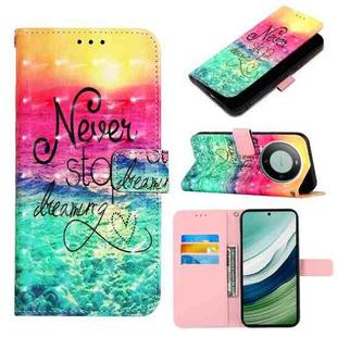 For Huawei Mate 60 3D Painting Horizontal Flip Leather Phone Case(Chasing Dreams)
