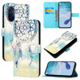 For Huawei Enjoy 50 4G / Nova Y70 Plus 3D Painting Horizontal Flip Leather Phone Case(Dream Wind Chimes)
