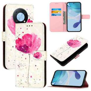 For Huawei Enjoy 50 Pro 4G / Nova Y90 3D Painting Horizontal Flip Leather Phone Case(Flower)