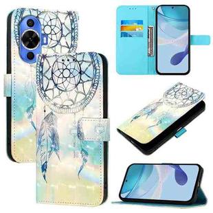 For Huawei nova 12s Global 3D Painting Horizontal Flip Leather Phone Case(Dream Wind Chimes)