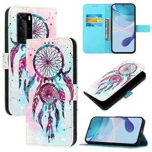 For Huawei P40 Pro 3D Painting Horizontal Flip Leather Phone Case(Color Drop Wind Chimes)