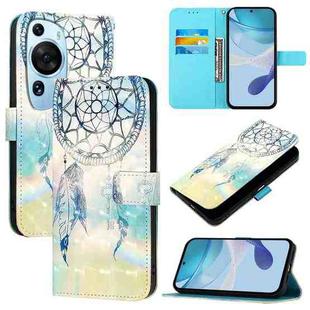 For Huawei P60 Art 3D Painting Horizontal Flip Leather Phone Case(Dream Wind Chimes)