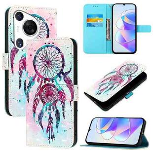 For Huawei Pura 70 Pro 3D Painting Horizontal Flip Leather Phone Case(Color Drop Wind Chimes)