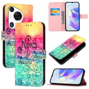 For Huawei Pura 70 Pro 3D Painting Horizontal Flip Leather Phone Case(Chasing Dreams)