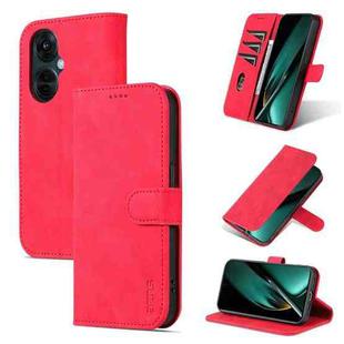 For OPPO K11x AZNS Skin Feel Calf Texture Flip Leather Phone Case(Red)