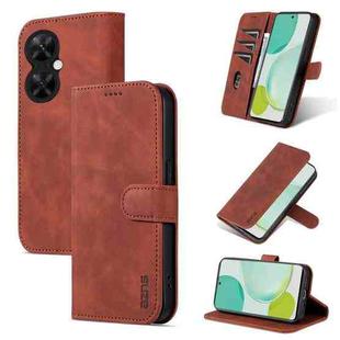 For Huawei Maimang 20 / Enjoy 60 Pro / nova 11i AZNS Skin Feel Calf Texture Flip Leather Phone Case(Brown)