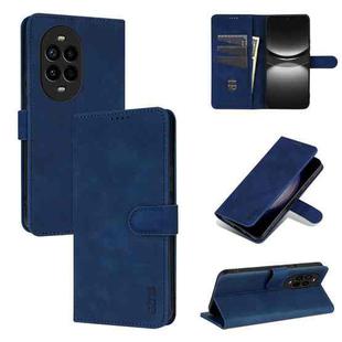 For Huawei nova 13 Pro AZNS Skin Feel Calf Texture Flip Leather Phone Case(Blue)