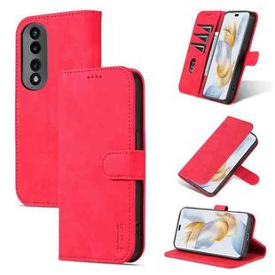 For Honor 90 Pro AZNS Skin Feel Calf Texture Flip Leather Phone Case(Red)