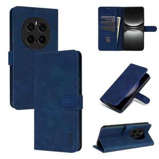 For Honor Magic7 Pro AZNS Skin Feel Calf Texture Flip Leather Phone Case(Blue)