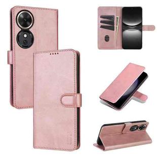 For Honor Play 60 AZNS Skin Feel Calf Texture Flip Leather Phone Case(Rose Gold)
