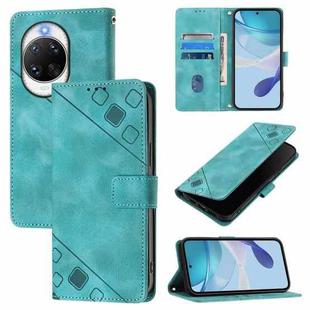 For Huawei nova 14 Ultra 5G Skin Feel Embossed Leather Phone Case(Green)