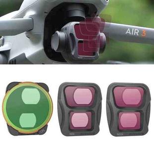 For DJI Air 3 Sunnylife Camera Lens Filter, Filter:3 in 1 CPL ND8 ND16