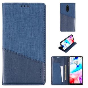 For Xiaomi Redmi 8 MUXMA MX109 Horizontal Flip Leather Case with Holder & Card Slot & Wallet(Blue)