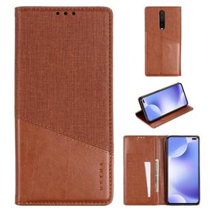 For Xiaomi Redmi K30 MUXMA MX109 Horizontal Flip Leather Case with Holder & Card Slot & Wallet(Brown)