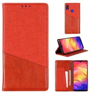 For Xiaomi Redmi Note 7 MUXMA MX109 Horizontal Flip Leather Case with Holder & Card Slot & Wallet(Red)