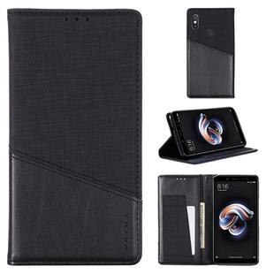 For Xiaomi Redmi Note 5 Pro MUXMA MX109 Horizontal Flip Leather Case with Holder & Card Slot & Wallet(Black)