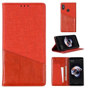 For Xiaomi Redmi Note 5 Pro MUXMA MX109 Horizontal Flip Leather Case with Holder & Card Slot & Wallet(Red)