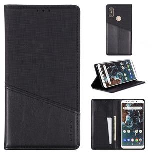 For Xiaomi Mi 6X MUXMA MX109 Horizontal Flip Leather Case with Holder & Card Slot & Wallet(Black)