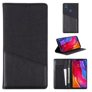 For Xiaomi Mi 8 MUXMA MX109 Horizontal Flip Leather Case with Holder & Card Slot & Wallet(Black)