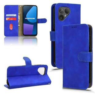 For Fairphone 5 Skin Feel Magnetic Flip Leather Phone Case(Blue)