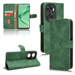 For Huawei nova 11 SE Skin Feel Magnetic Flip Leather Phone Case(Green)