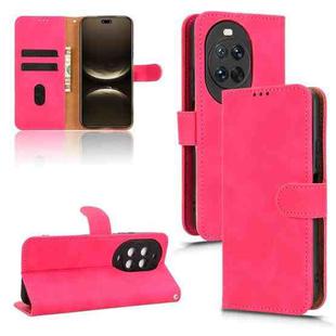 For Huawei nova 14 Skin Feel Magnetic Flip Leather Phone Case(Rose Red)