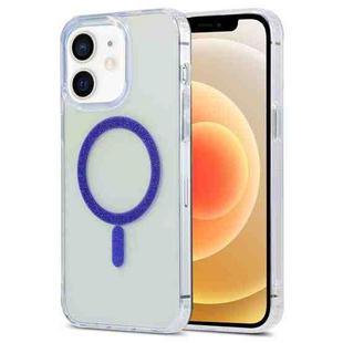 For iPhone 12 Magic Diamond Blu-ray MagSafe Phone Case(Purple)