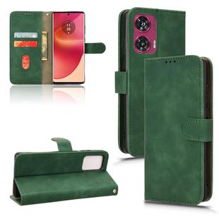 For Motorola Edge 50 Fusion Skin Feel Magnetic Flip Leather Phone Case(Green)