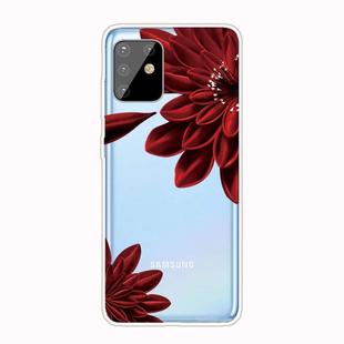 For Samsung Galaxy A81 / Note 10 Lite Shockproof Painted TPU Protective Case(Safflower)